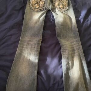 G-Rise Embroidered Women's Jeans